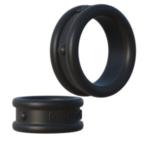 Fantasy C-Ringz Max Width Silicone Rings Black from Pipedream Products. When you are looking for the ultimate pair of high quality performance rings