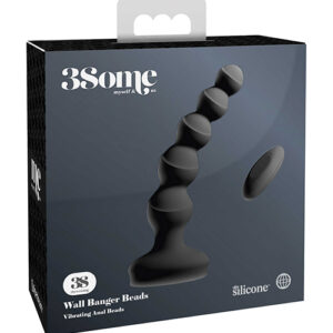Threesome Wall Banger Beads from Pipedream Products. The Wall Banger Beads are designed to create the ultimate experience in arousing solo sex sessions or share it with a partner for a sublime sexual adventure! This multi-function vibrating massager sport
