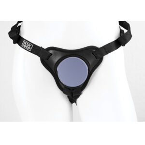 Dillio Platinum Body Dock with optimized suction up to 2.6 inches or smaller from Pipedream Products. Changing your favorite Strap-On has never been easier! The patented Body Dock SE Universal Harness System is the easiest