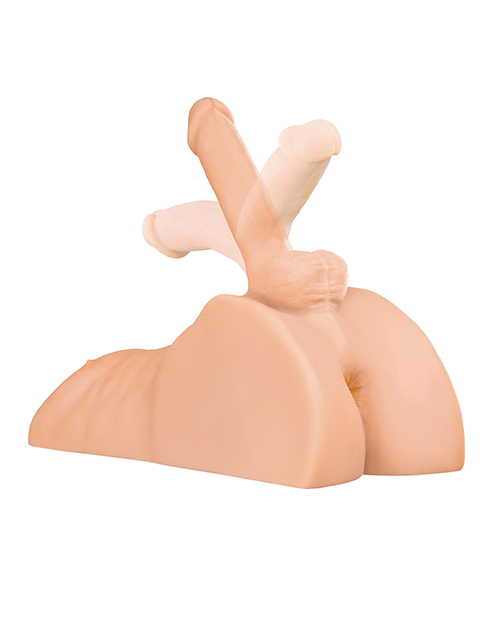 PDX Extreme Plus Perfect Ride Light Skin Tone Beige from Pipedream Products. Penetrate me! Or ride me. If you like trying new positions