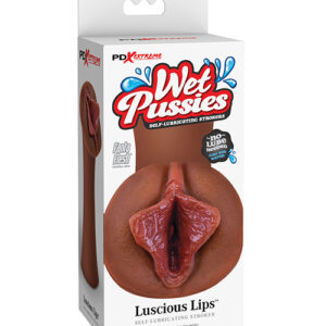 PDX Extreme Wet Pussies Luscious Lips Brown Pussy Stroker. You have cum to the right place