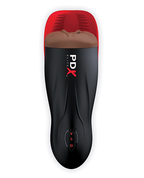 PDX Fuck-O-Matic with Hyper Pulse Brown from Pipedream Products. The PDX Elite Fuck-O-Matic 2 elevates masturbation with powerful suction action for the ultimate stroker experience. It is a perfect storm of sensation for heightened solo sex sessions that