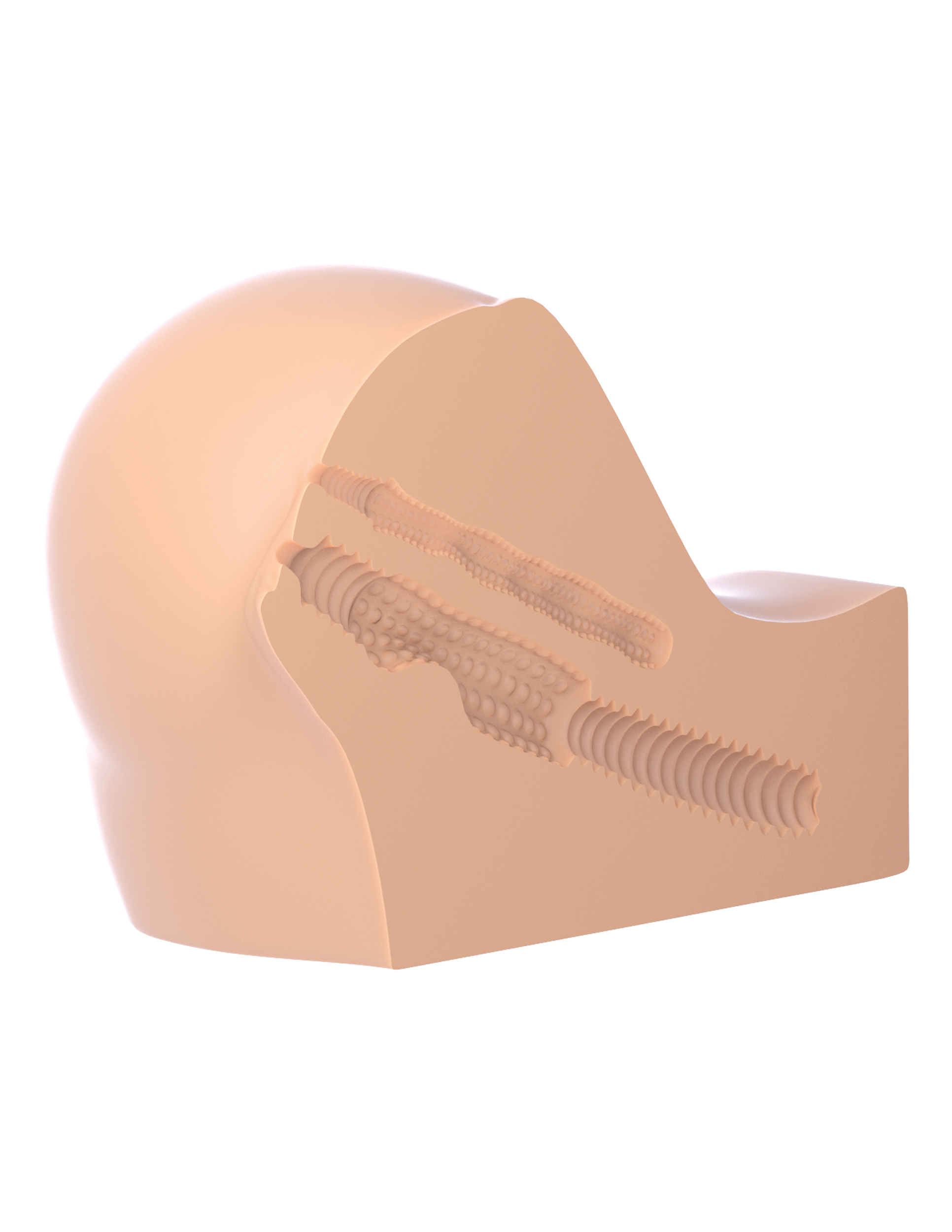 PDX Fuck Me Silly To Go Petite Fantasy Bubble Butt Mega Stroker Light Skin Tone Beige. Take your fun on the run with Fuck Me Silly To Go! Cleverly sized to be both life like and compact