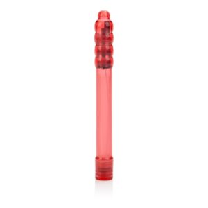 Slender Sensations Hard Vibes Red Vibrator Pleasure Toys from California Exotic Novelties. Ultra thin massager with pleasure point tip. The perfect massager slim