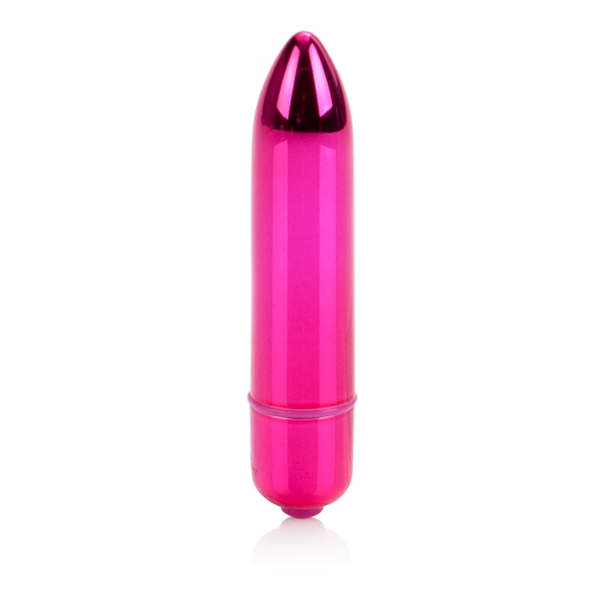 High Intensity Bullet Vibrator Pink from California Exotic Novelties. Get intense thrills with this super powered bullet vibrator! The revolutionary High Intensity Bullet Vibrator comes packed with power for a mind blowing massage and is the perfect produ