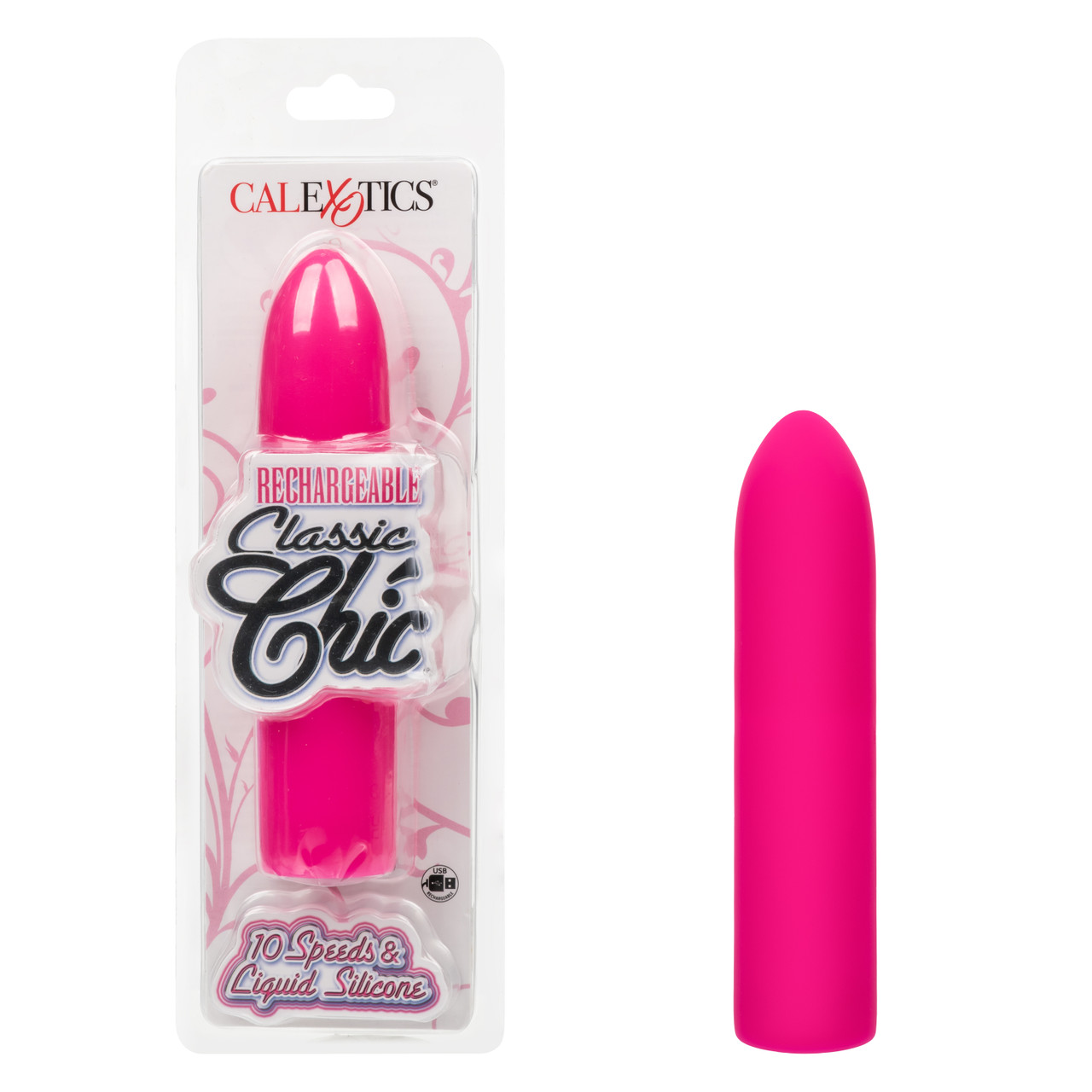 Slip into a world of smooth sensations with the Rechargeable Classic Chic® Mini
