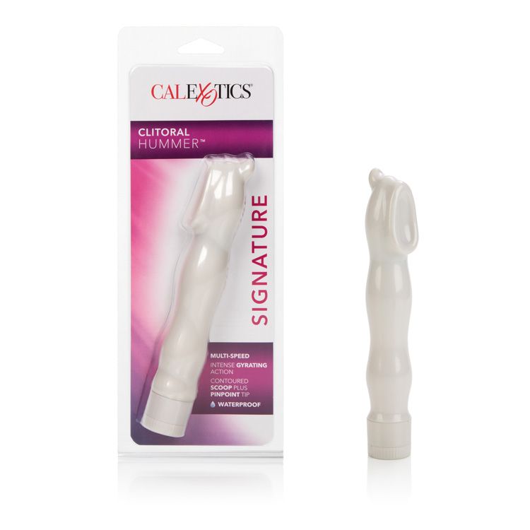 Clitoral Hummer White Waterproof Hard Vibrator from California Exotic Novelties. Get some serious stimulation with the Clitoral Hummer from Cal Exotics. This vibrator has all you need to take your pleasure to the next level: get ready for some mind blowin