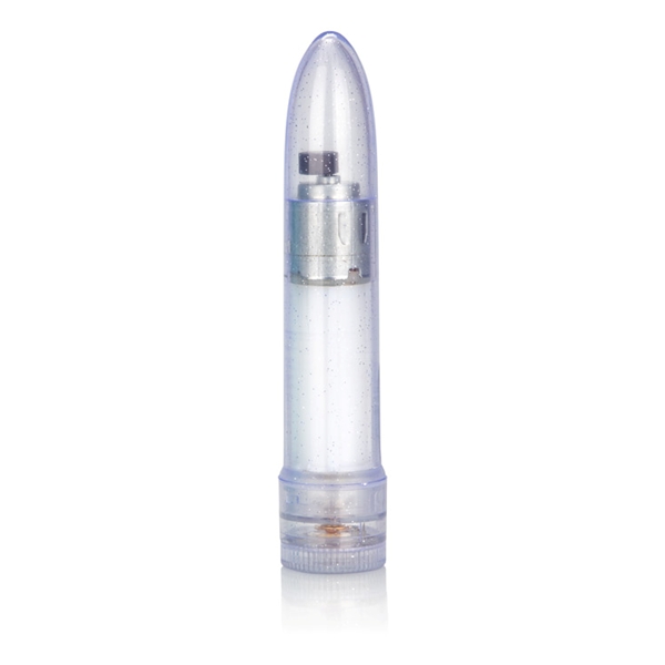 Mini Pearlessence Vibes White 4.5 inches Hard Vibrator from California Exotic Novelties. Bring some opulence to the bedroom with the powerful Mini Pearlessence Vibe by Cal Exotics. With the Massager you can streamline your sex life. This Traditionally sha