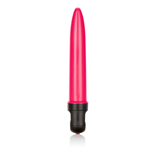 Double Tap Speeder 6.5 inches Pink Vibrator from California Exotic Novelties. Enhance your orgasms with increased maneuvrability with the Double Tap Speeder Vibrators from Cal Exotics. The power packed vibrator comes with a sensual tapered tip for an even