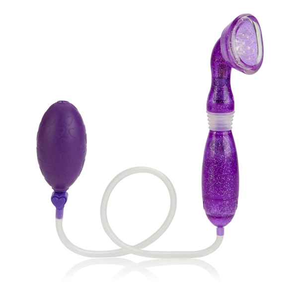 Advanced Clitoral Pump Purple from California Exotic Novelties. Resonating pleasure. Get a more sensual experience with our Advanced Clitoral Pump