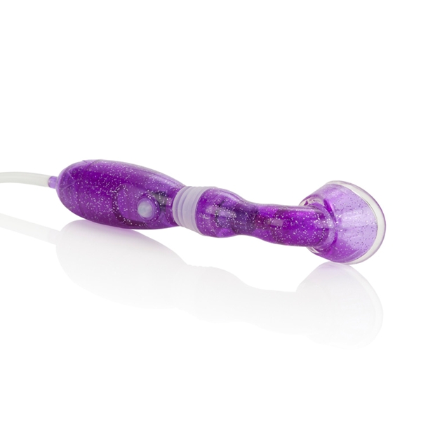 Advanced Clitoral Pump Purple from California Exotic Novelties. Resonating pleasure. Get a more sensual experience with our Advanced Clitoral Pump