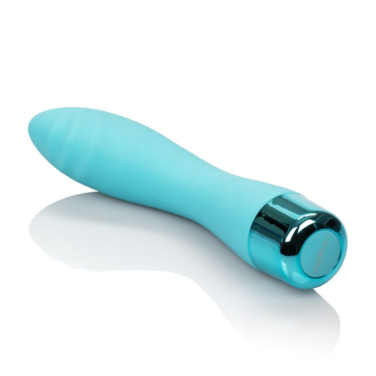 Eden Ripple Green G-Spot Vibrator. Cal Exotics Eden Ripple vibrator will sweep you away with waves of vibrating pleasure. The ergonomic curved shaft flexes and moves to hit all your favorite pleasure zones. Once you have found just the right spot