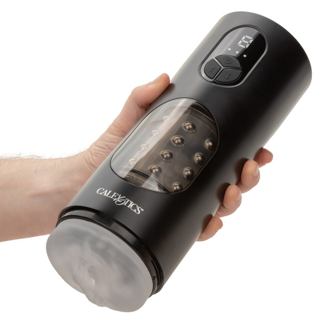 Step into a realm of unparalleled pleasure with the Bionic Beaded Power Stroker