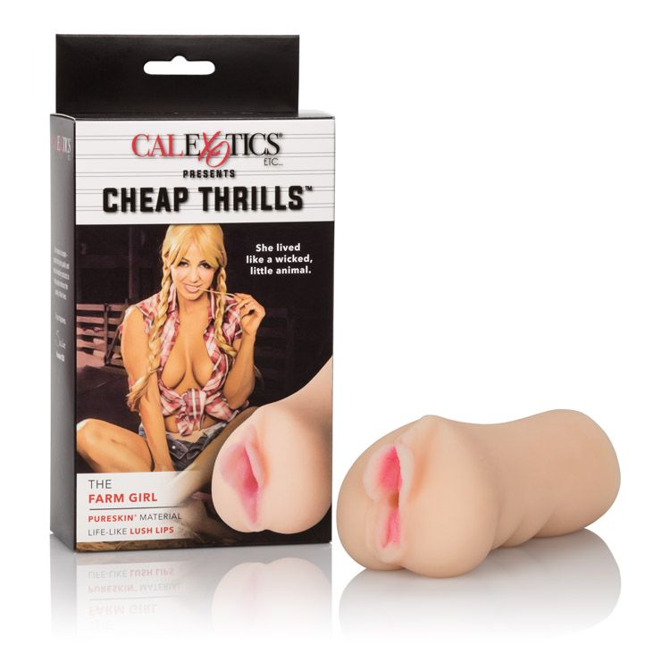 Cheap Thrills The Farm Girl Pussy Stroker Beige from California Exotic Novelties. Perfect look