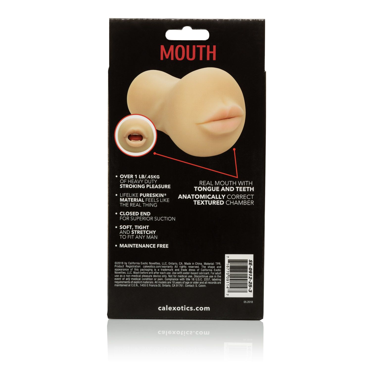 Stroke It Mouth Stroker from California Exotic Novelties. The Stroke It collection brings you the Mouth Stroking Sleeve