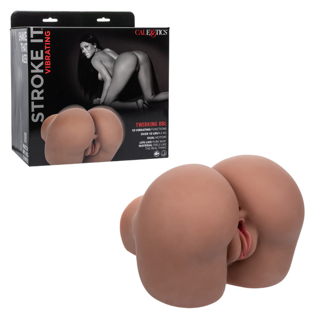 Get ready for the ultimate ride with the Stroke It Vibrating Twerking BBL