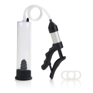 Optimum Series Quick Draw Vacuum Pump from California Exotic Novelties. Maximum results with minimum effort are at your command with the Quick Draw Vacuum Pump. This high quality pleasure pump offers an incredibly strong Vacuum and an easy to use design t