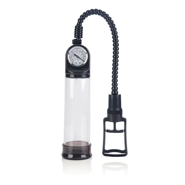 Optimum Series Master Gauge Penis Pump from California Exotic Novelties. Enjoy high tech design