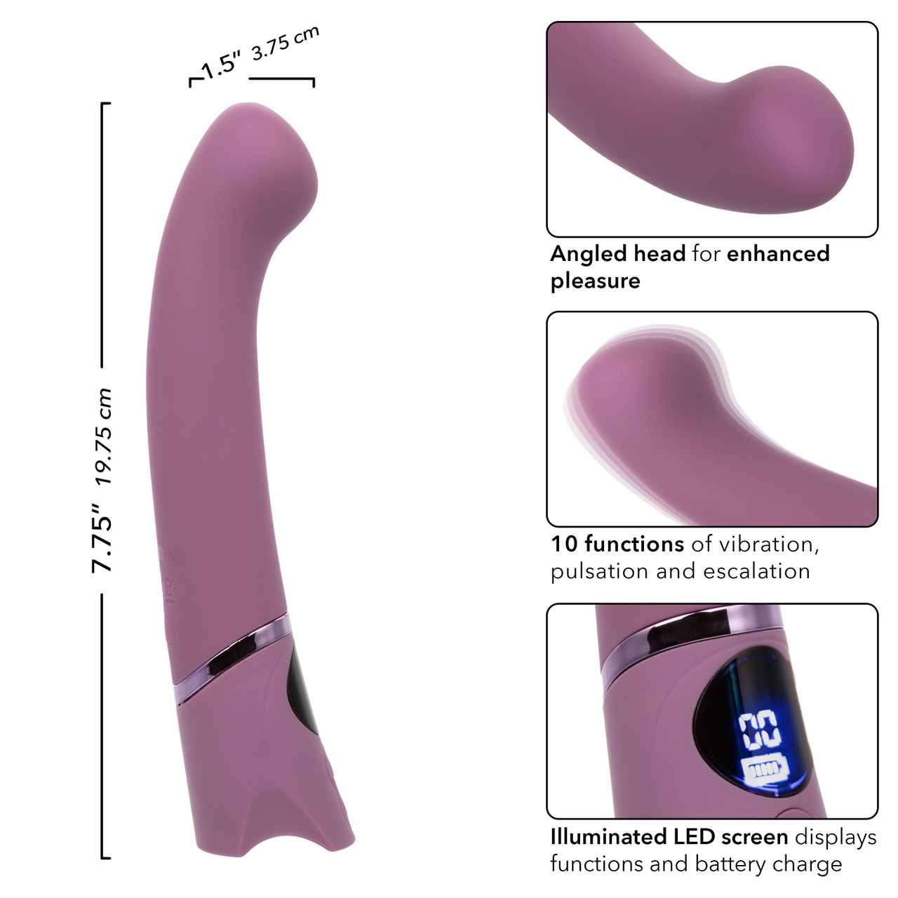 Discover the ultimate in pleasure with the Orgasmatron⢠Digital G-Wand