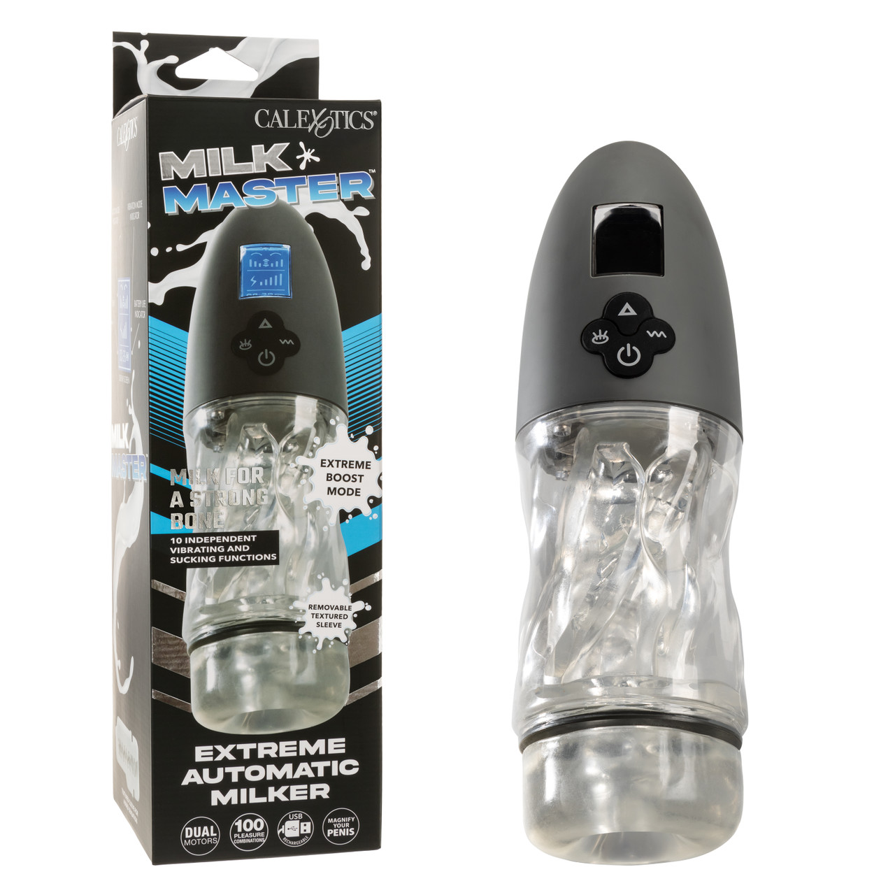 Get ready to indulge in the ultimate self-love and pleasure experience with the Milk Master Extreme Automatic Milker