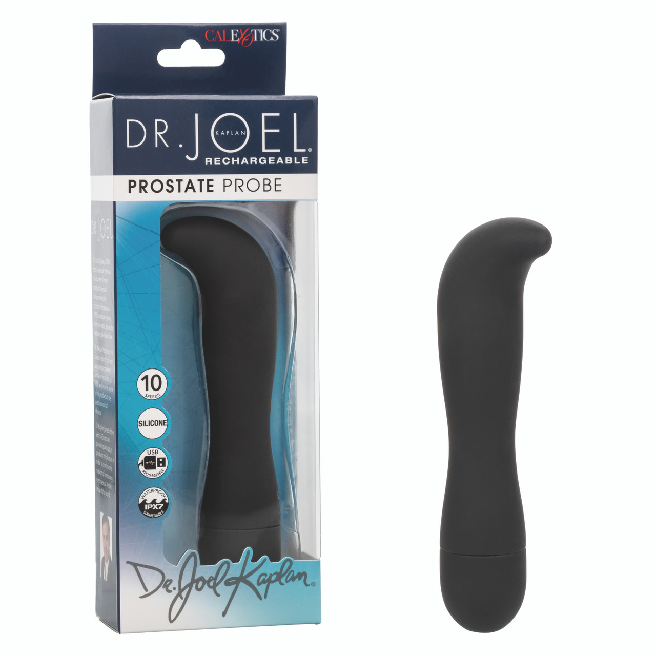 Experience expertly targeted pleasure with the Dr. Joel Kaplan® Rechargeable Prostate Probe