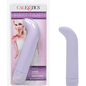 First Time Mini G Vibe Purple Pleasure Toys from California Exotic Novelties. Awarded Best in Business 2022 in the Health and Wellness Category by Inc. Magazine! Velvety soft pleasure products designed for first time or experienced users. Make it a memora