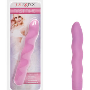 First Time Power Swirl Pink Pleasure Toys Hard Vibrator. First Time velvety soft pleasure products designed for First Time or experienced users. The seductive swirly feminine shape of the First Time Power Swirl Vibrator makes this an excellent choice if y