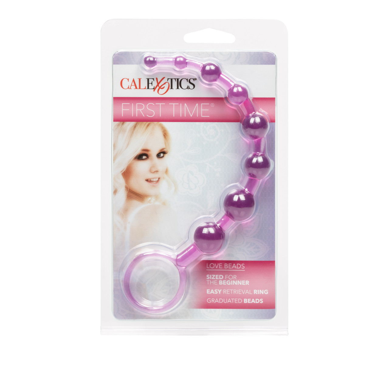 First Time Love Beads Pleasure Toys from California Exotic Novelties. Introduce a new level of intimacy to your personal and pleasurable playtime