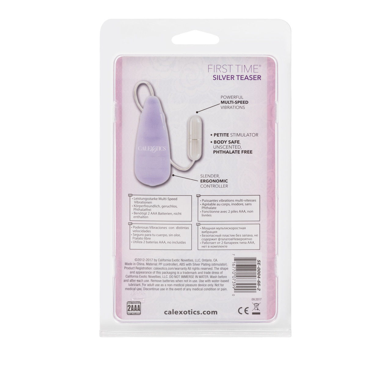 First Time Satin Teaser Purple Vibrating Bullet Pleasure Toys from California Exotic Novelties. Take your intimate pleasure to new levels with the First Time Satin Teaser. The power packed