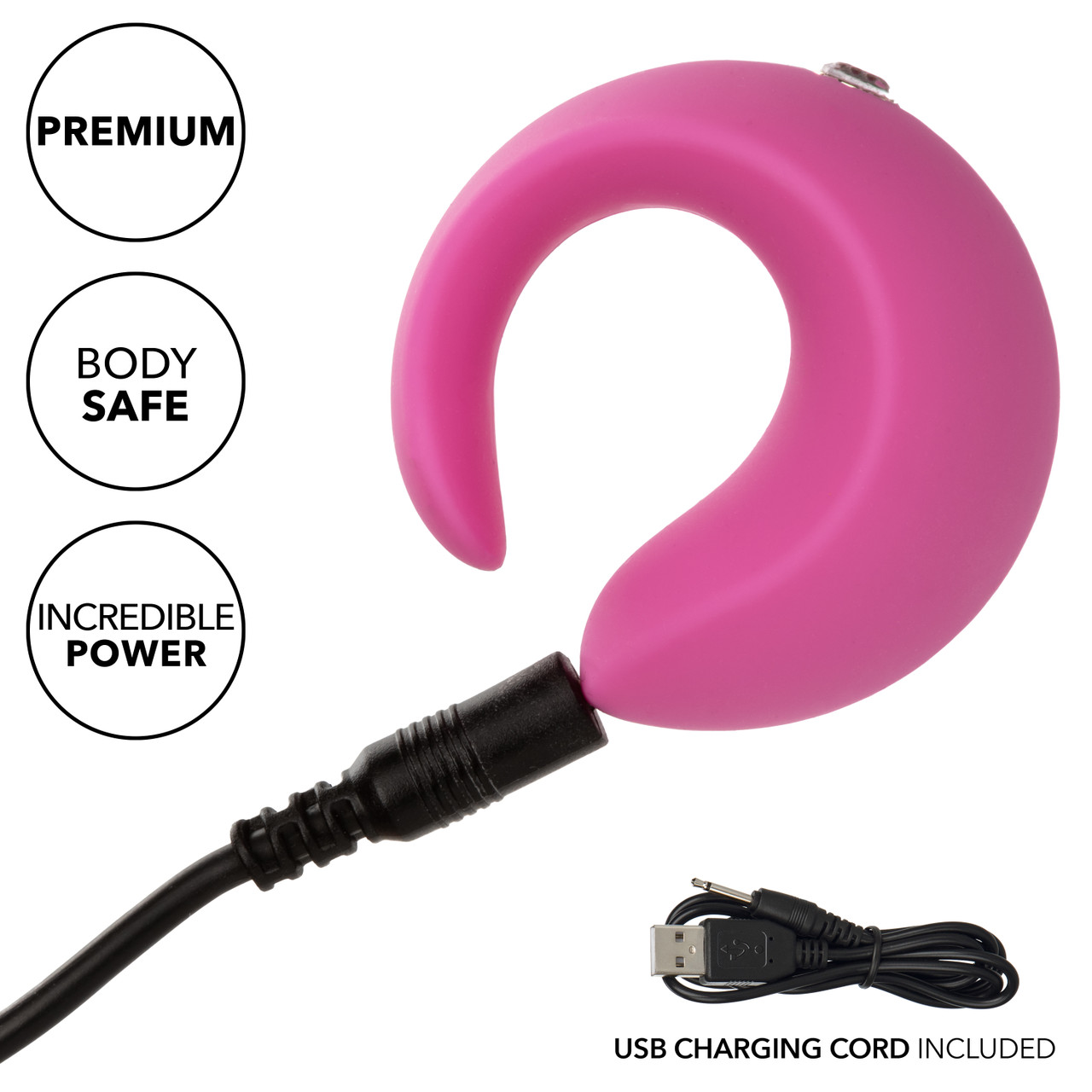Luvmor Os Vibrator Pleasure Toys from California Exotic Novelties. Slip the Luvmor OS in between your fingers to deliver knee shaking sensation to your favorite pleasure points. The intimately contoured shape allows for a universal fit