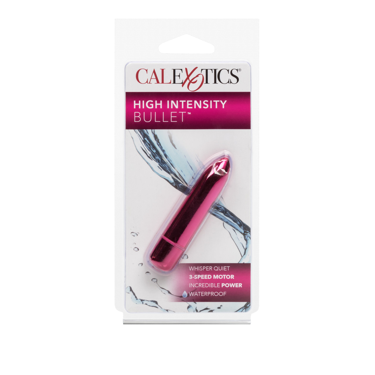 High Intensity Bullet Vibrator Pink from California Exotic Novelties. Get intense thrills with this super powered bullet vibrator! The revolutionary High Intensity Bullet Vibrator comes packed with power for a mind blowing massage and is the perfect produ