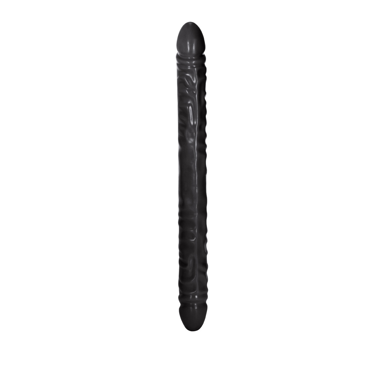 Black Jack 18 inches Double Dong Veined from California Exotic Novelties. Take your romantic love making to a whole new level with the extra large black 18 inches Veined Double Dong. This sizeable toy offers maximum reach and the most intense