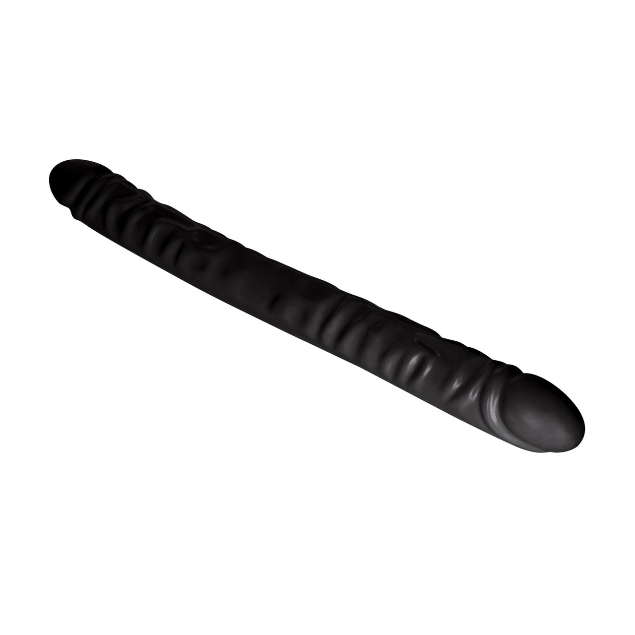 Black Jack 18 inches Double Dong Veined from California Exotic Novelties. Take your romantic love making to a whole new level with the extra large black 18 inches Veined Double Dong. This sizeable toy offers maximum reach and the most intense