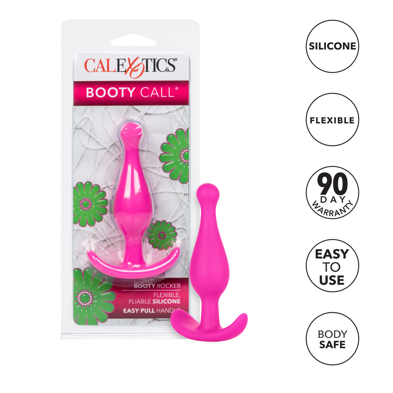 Booty Call Booty Rocker Pink from California Exotic Novelties. Rock your way to stimulation and pleasure in the most sensual