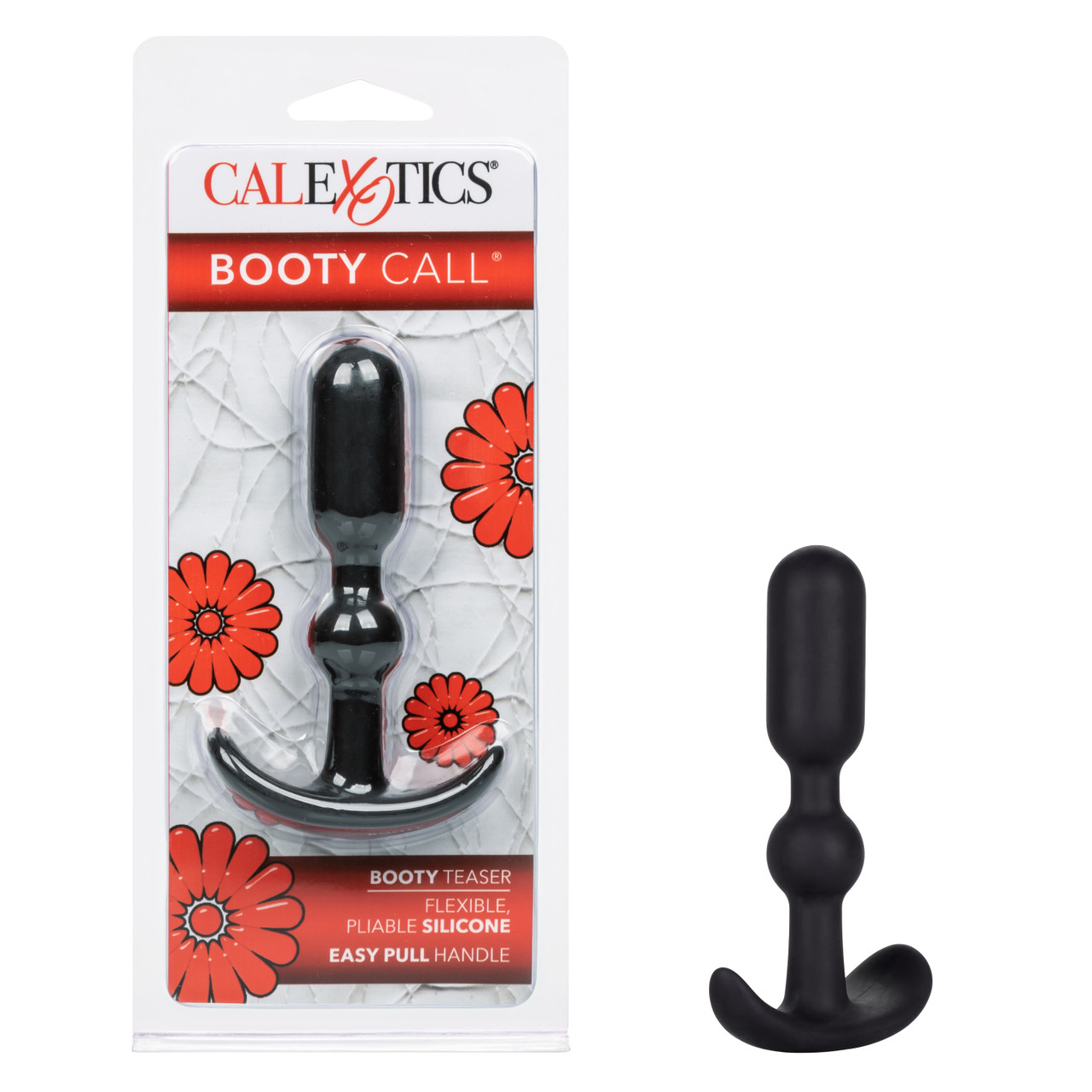 Booty Call Booty Teaser Black Butt Plug from California Exotic Novelties. Tease and tantalize your senses with the Booty Call Booty Teaser from our sensual and stimulating collection. This unique product combines the smooth and erotic movements of the Boo