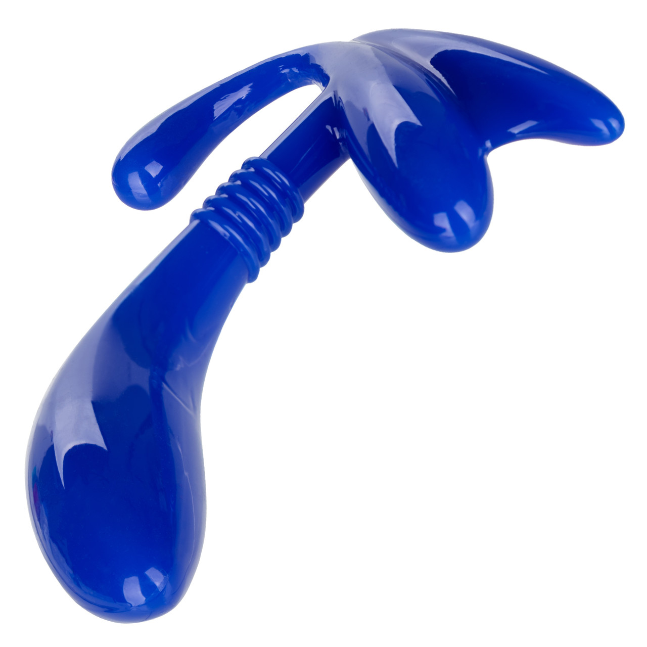Apollo Curved Prostate Probe Blue from California Exotic Novelties. For gratifying prostate pleasure