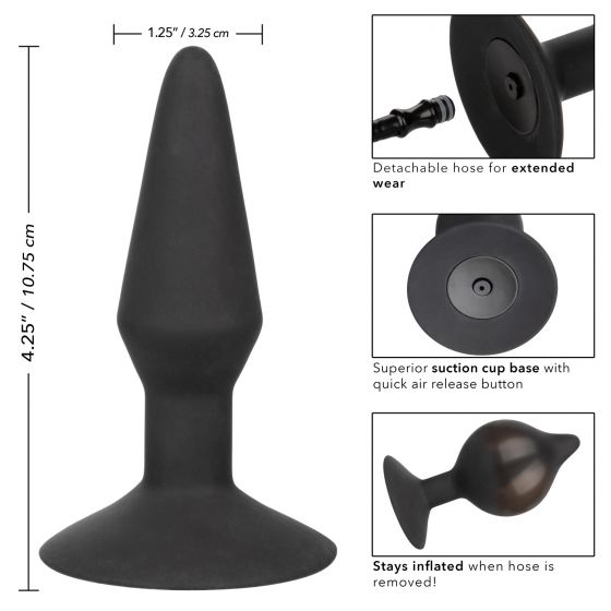 The Cal Exotics Medium Silicone Inflatable Plug is a one of a kind Anal Probe with inflatable body