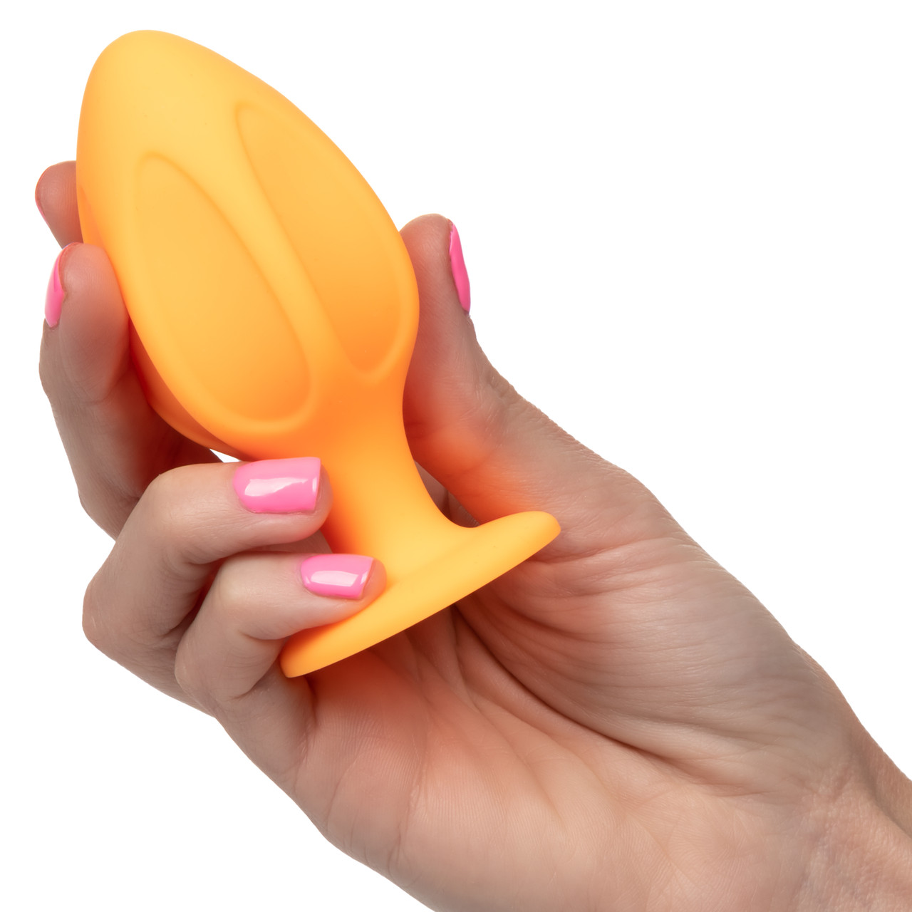 Cheeky Probe Orange 2 Pack from California Exotic Novelties. Let's play! Get plugged in with the Cheeky line of anal plugs! Each piece has its own individual texture