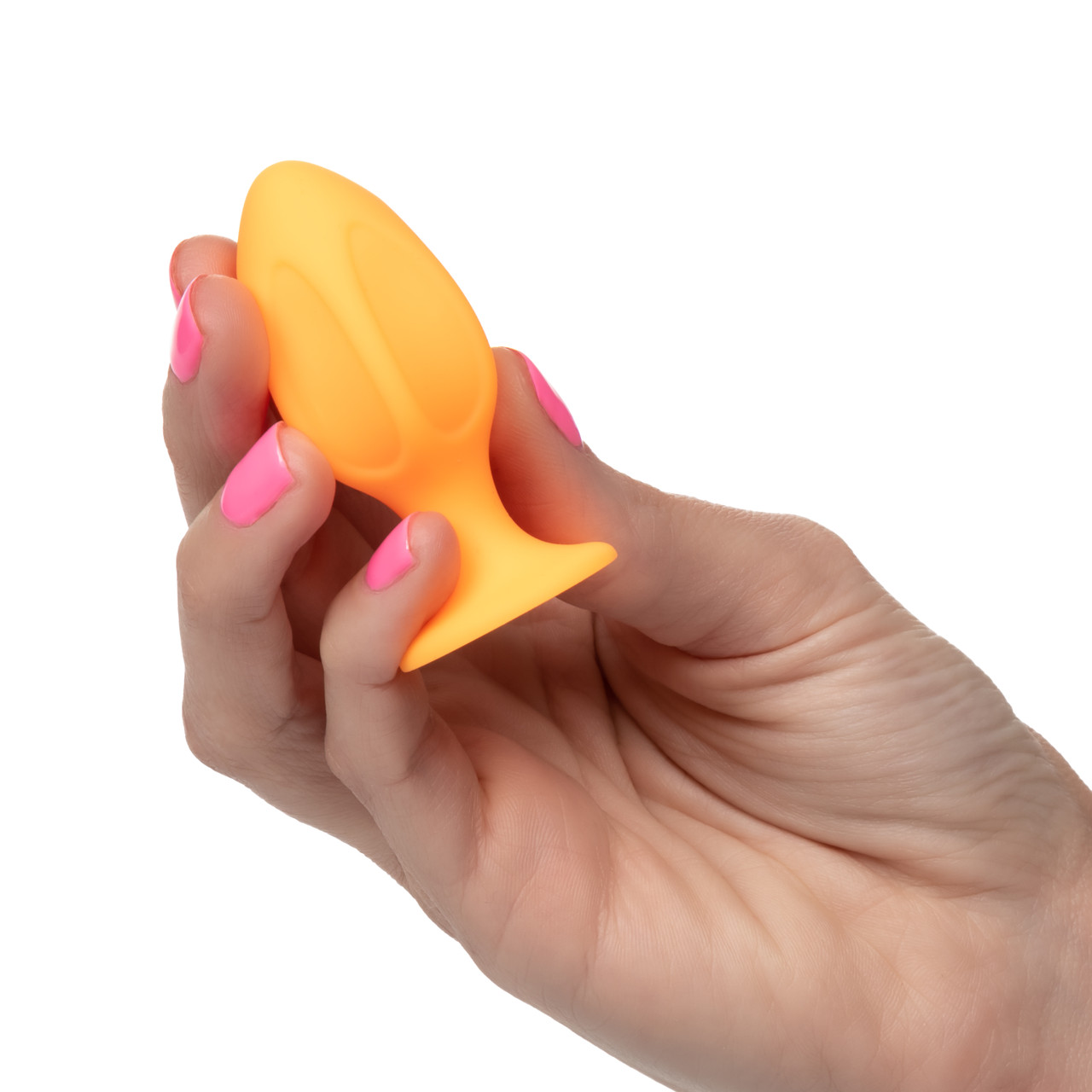 Cheeky Probe Orange 2 Pack from California Exotic Novelties. Let's play! Get plugged in with the Cheeky line of anal plugs! Each piece has its own individual texture