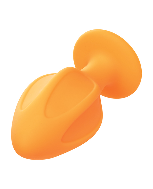 Cheeky Probe Orange 2 Pack from California Exotic Novelties. Let's play! Get plugged in with the Cheeky line of anal plugs! Each piece has its own individual texture