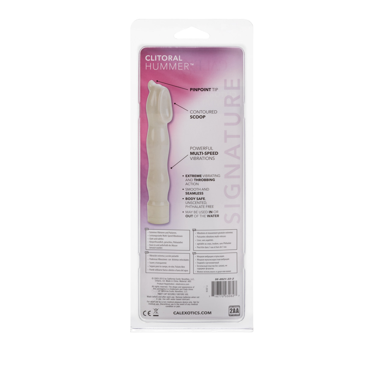 Clitoral Hummer White Waterproof Hard Vibrator from California Exotic Novelties. Get some serious stimulation with the Clitoral Hummer from Cal Exotics. This vibrator has all you need to take your pleasure to the next level: get ready for some mind blowin