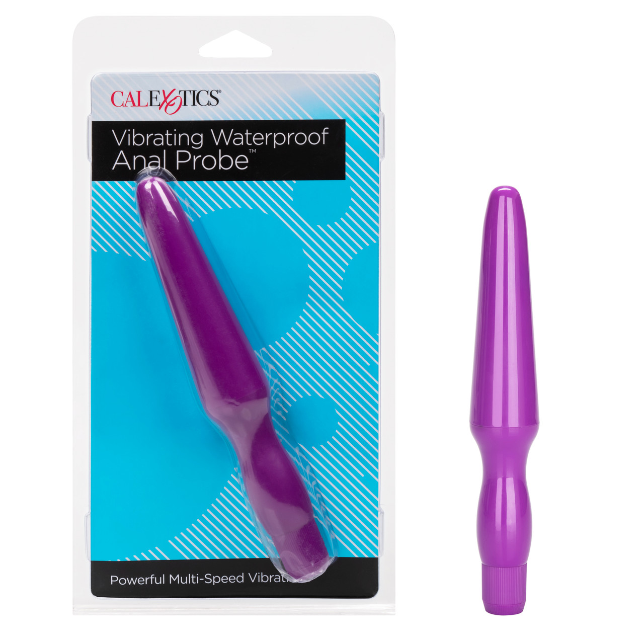 Vibrating Waterproof Anal Probe Purple 6.5 inches from California Exotic Novelties. The Vibrating Waterproof Anal Probe gives you a sexy