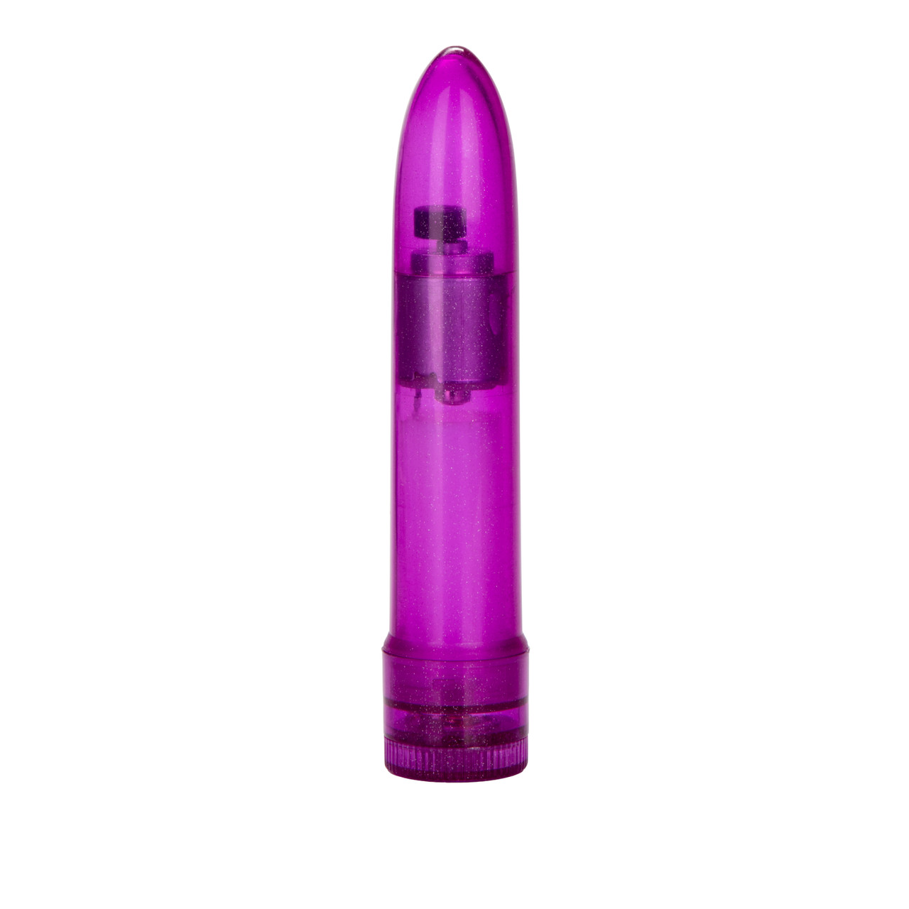 Mini Pearlessence Vibes Purple 4.5 inches Hard Vibrator from California Exotic Novelties. Bring some opulence to the bedroom with the powerful Mini Pearlessence Vibe by Cal Exotics. With the Massager you can streamline your sex life. This Traditionally sh