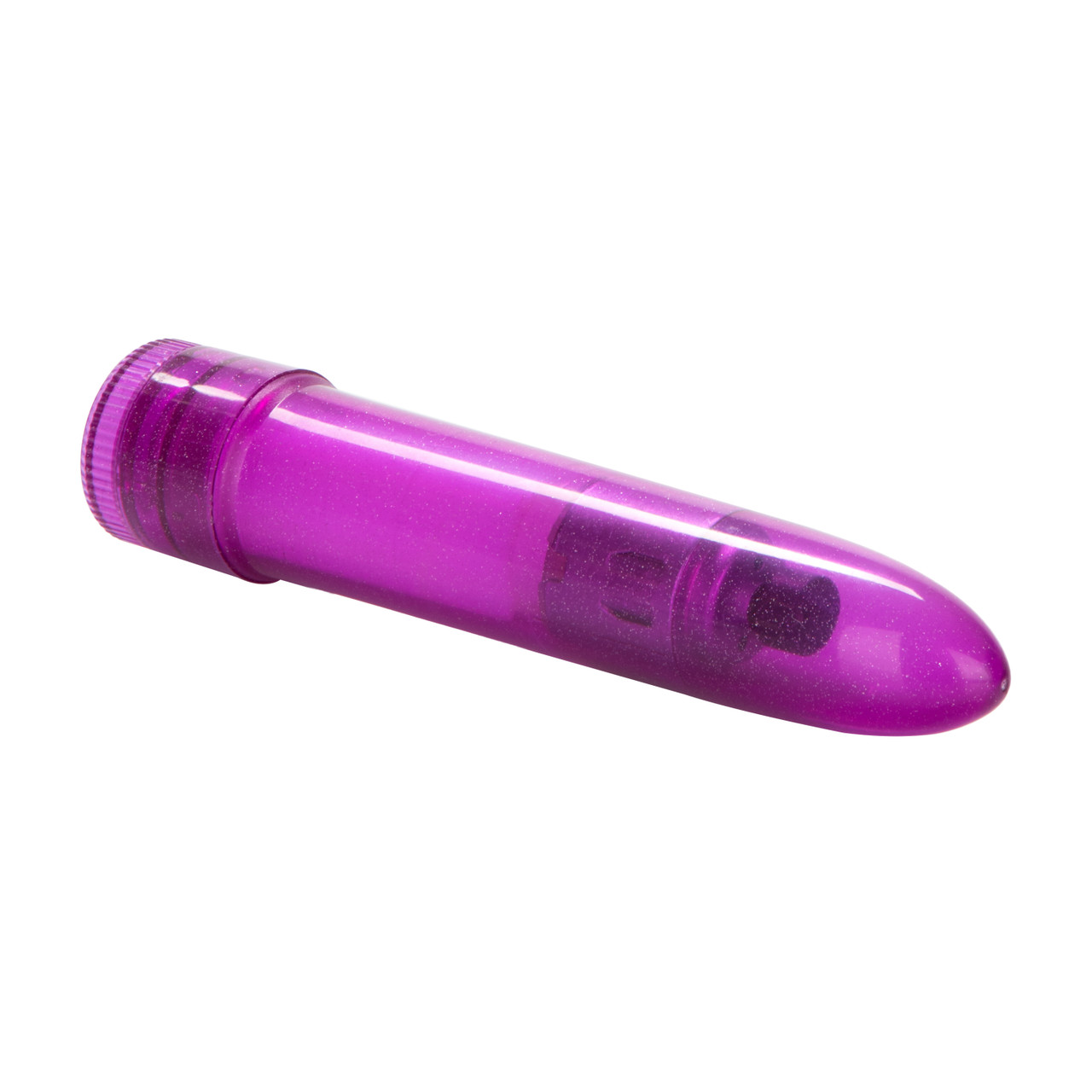 Mini Pearlessence Vibes Purple 4.5 inches Hard Vibrator from California Exotic Novelties. Bring some opulence to the bedroom with the powerful Mini Pearlessence Vibe by Cal Exotics. With the Massager you can streamline your sex life. This Traditionally sh