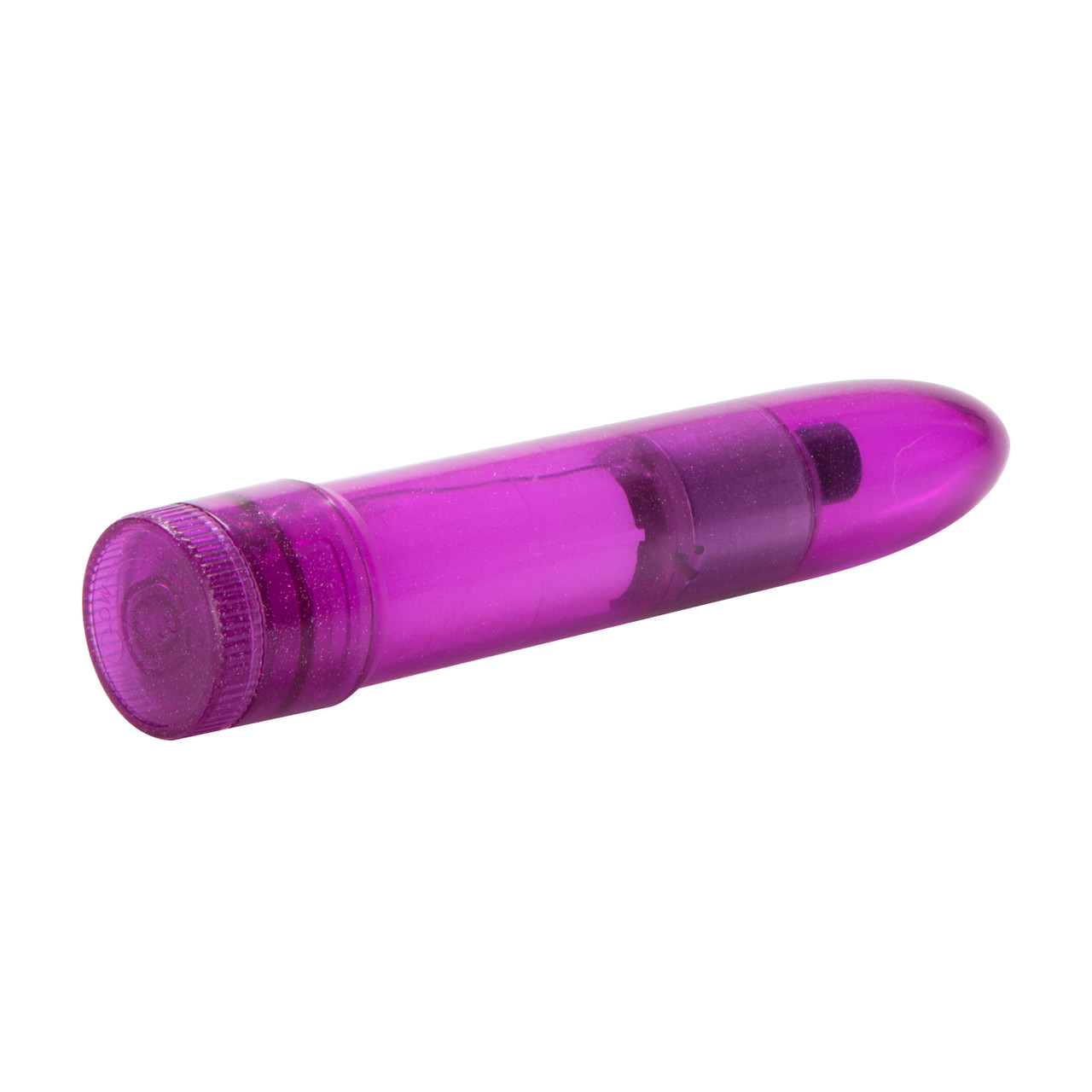 Mini Pearlessence Vibes Purple 4.5 inches Hard Vibrator from California Exotic Novelties. Bring some opulence to the bedroom with the powerful Mini Pearlessence Vibe by Cal Exotics. With the Massager you can streamline your sex life. This Traditionally sh