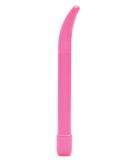 Slender G-Spot 7 inches Pink Hard Vibrator from California Exotic Novelties. When discretion is the key
