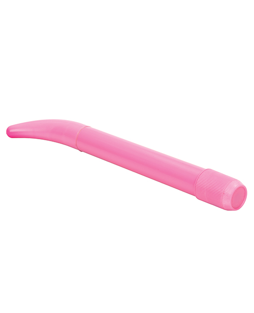 Slender G-Spot 7 inches Pink Hard Vibrator from California Exotic Novelties. When discretion is the key