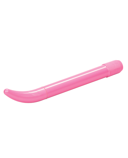 Slender G-Spot 7 inches Pink Hard Vibrator from California Exotic Novelties. When discretion is the key