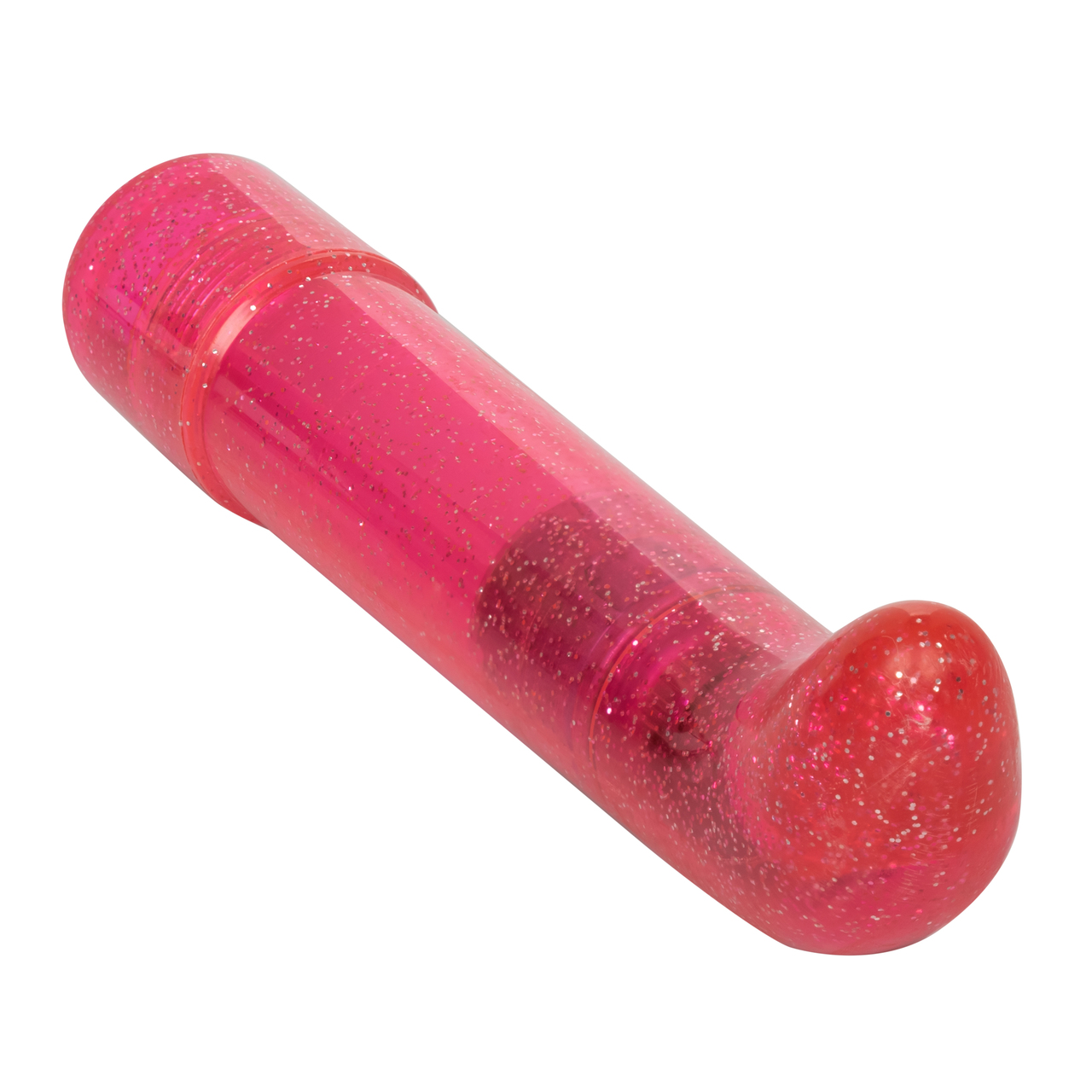 Sparkle Mini G-Vibe Pink Vibrator from California Exotic Novelties. Indulge in dazzling pleasure with the Sparkle Mini G Vibrator