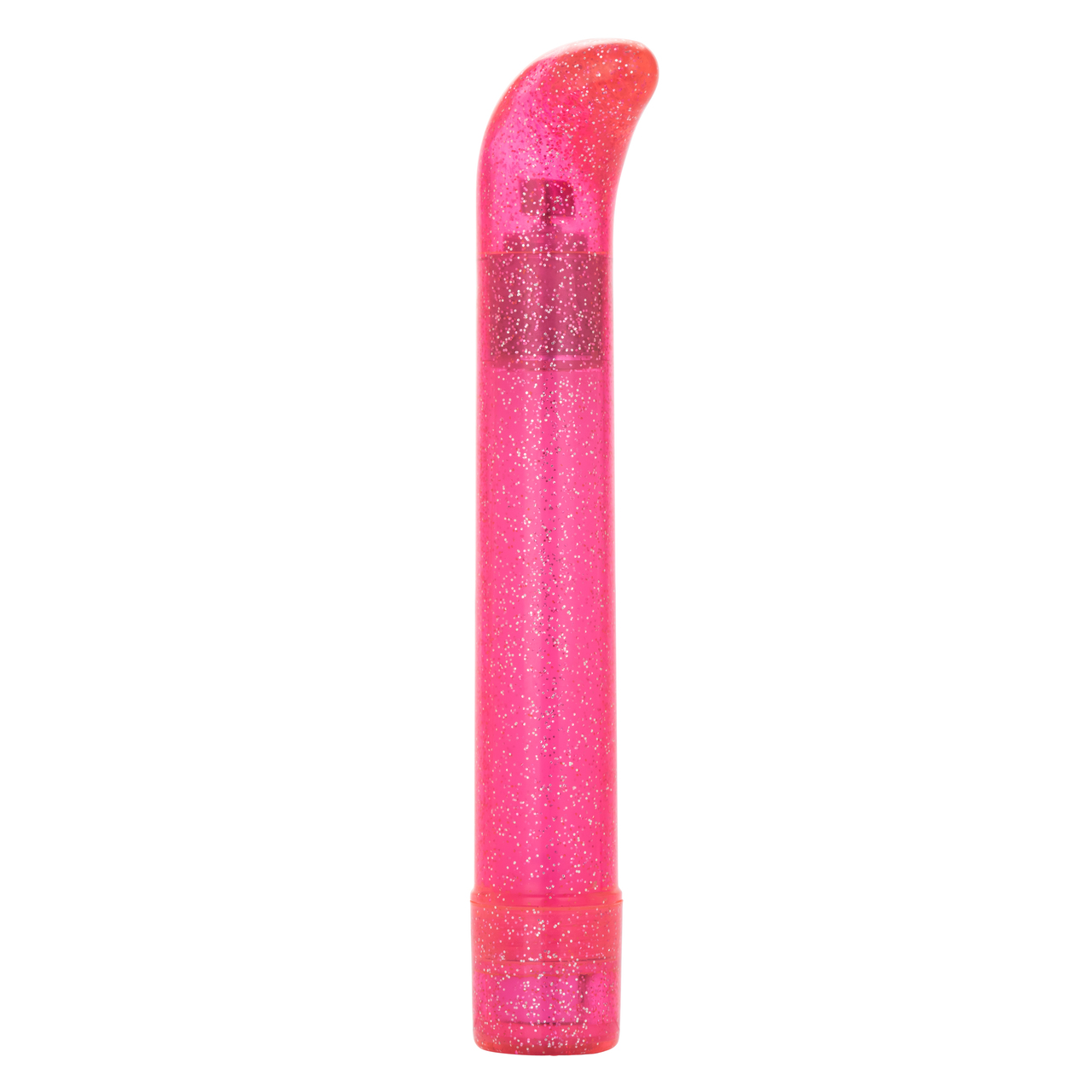 Sparkle Slim G-Vibe Pink Hard Vibrator from California Exotic Novelties. Indulge in dazzling pleasure with the Sparkle Slim G Vibe